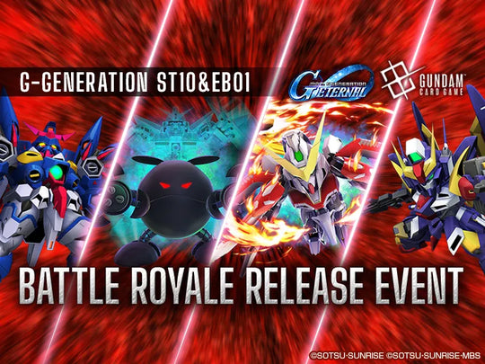 Saturday 18th of July - GUNDAM CARD GAME G-GENERATION ST10 & EB01 Release Event  - Onsite Event