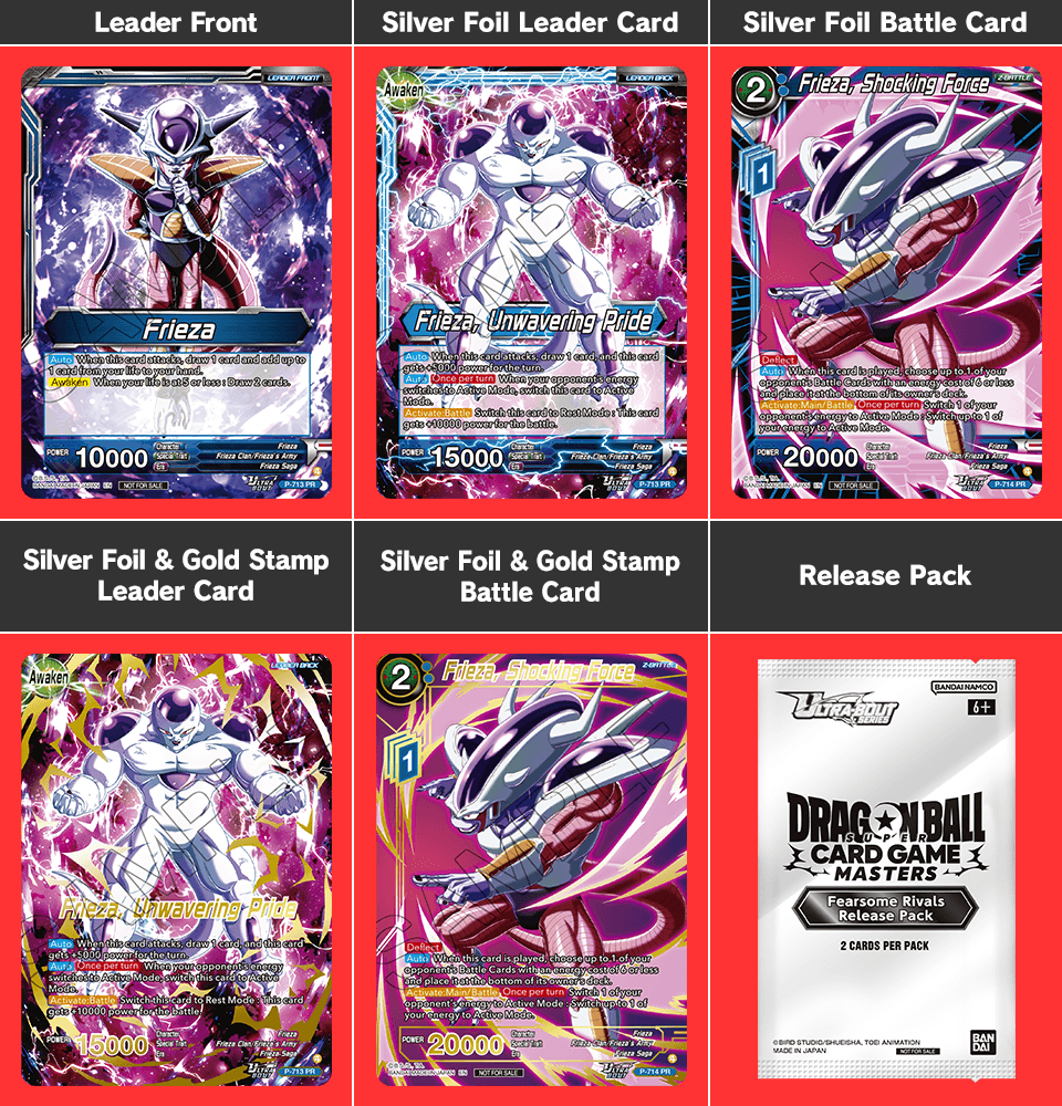 Friday 2nd of January - DBS Masters - Fearsome Rivals Pre-Release BT29 - Onsite Event